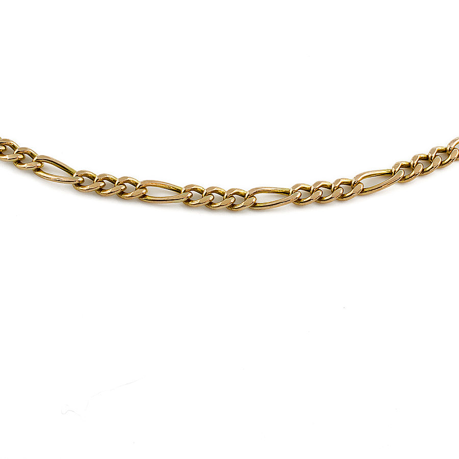 9ct gold 5.4g 18 inch figaro Chain